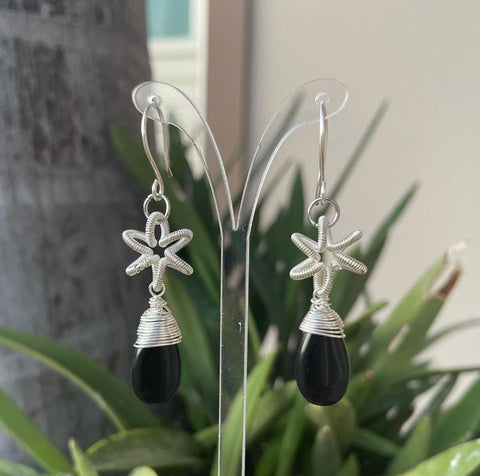 Onyx earrings🖤